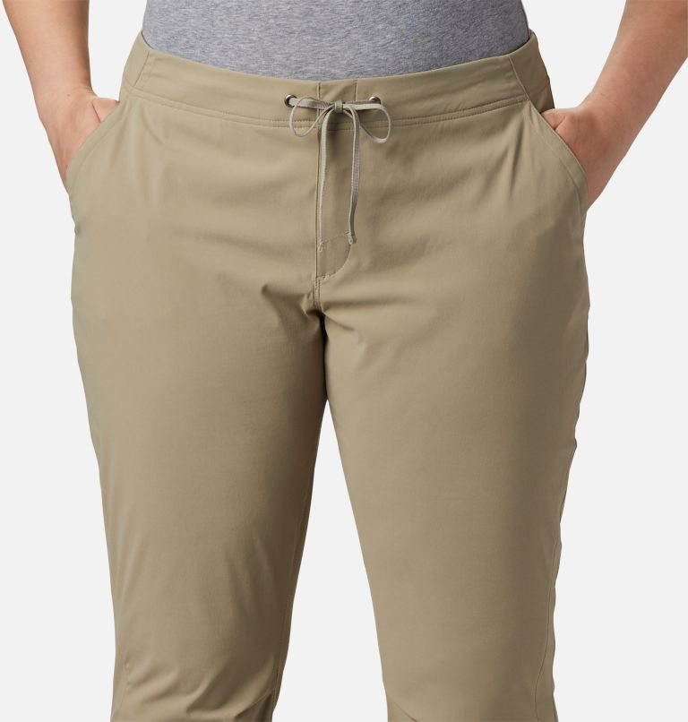 Women's Columbia Anytime Outdoor Boot Cut Pants Khaki | Plus Size CA-WLC41